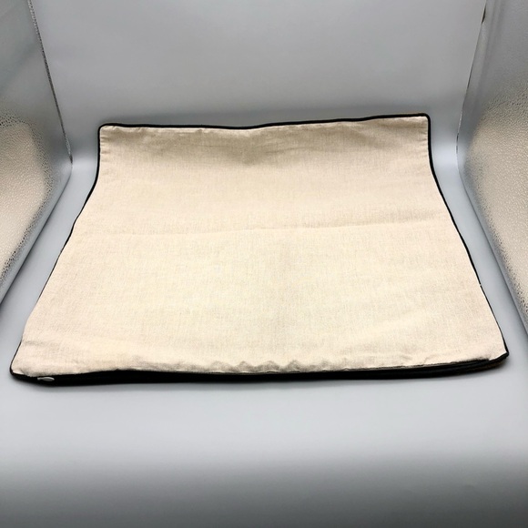 PB | Brown Linen Pillow Cover - Picture 7 of 7